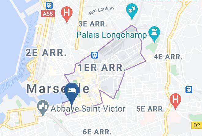 Bouches Du Rhone - Hotel Ibis Budget Marseille Vieux Port Maps