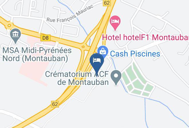 Tarn Et Garonne - Hotel Ibis Budget Montauban Les Chaumes Maps