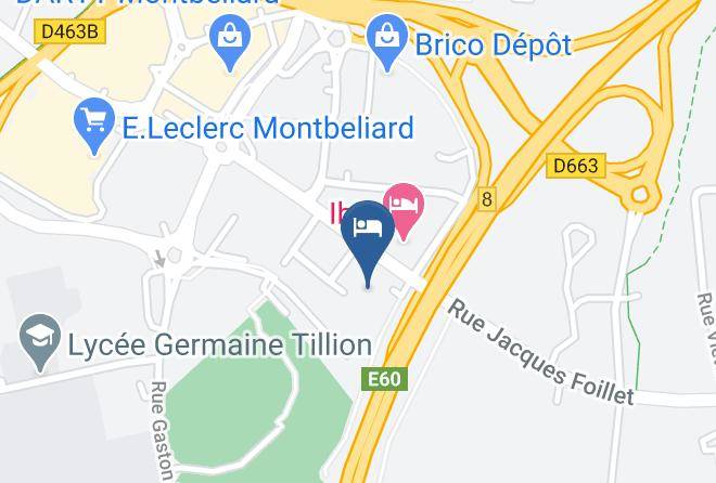 Doubs - Ibis Budget Montbeliard Maps