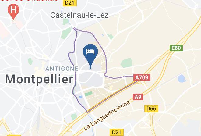 Herault - Hotel Ibis Budget Montpellier Centre Millenaire Maps