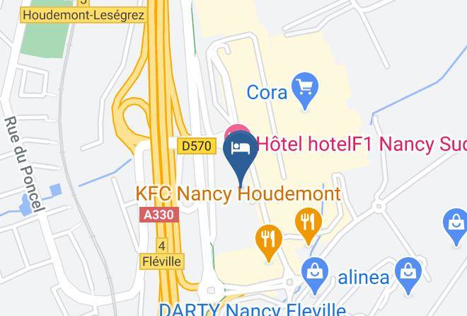 Meurthe Et Moselle - Hotel Ibis Budget Nancy Porte Sud Maps