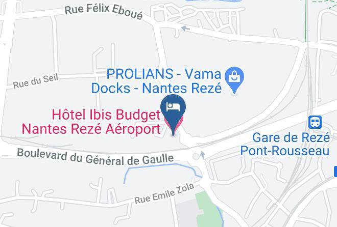 Loire Atlantique - Hotel Ibis Budget Nantes Reze Aeroport Maps