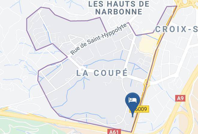 Aude - Ibis Budget Narbonne Sud Maps
