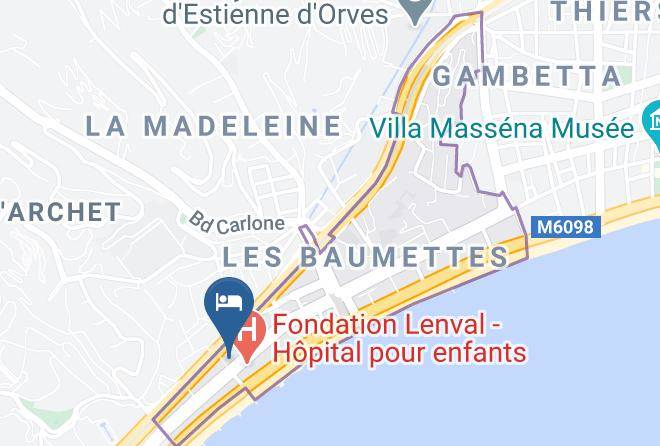 Maritime Alps - Hotel Ibis Budget Nice Californie Lenval Maps
