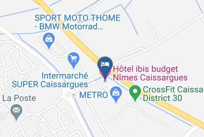 Gard - Hotel Ibis Budget Nimes Caissargues Maps