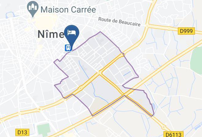 Gard - Hotel Ibis Budget Nimes Centre Gare Maps