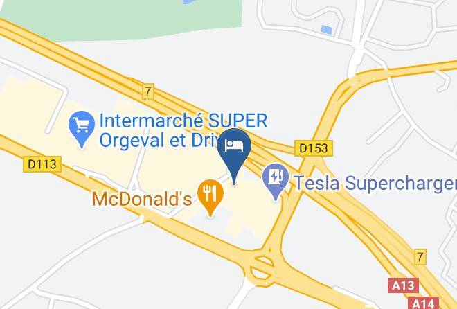 Ibis Budget Orgeval Map