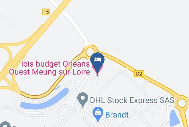 Loiret - Ibis Budget Orleans Ouest Meung Sur Loire Maps