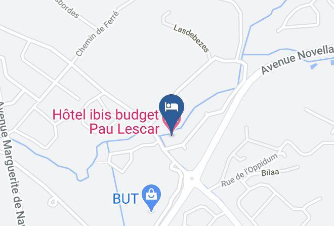 Pyrenees Atlantiques - Hotel Ibis Budget Pau Lescar Maps