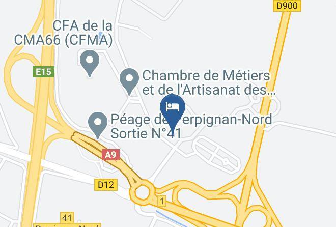 Pyrenees Orientales - Ibis Budget Perpignan Nord Maps