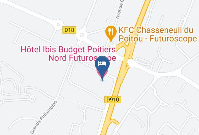 Vienne - Ibis Budget Poitiers Nord Futuroscope Maps