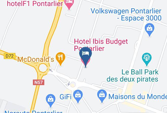 Doubs - Ibis Budget Pontarlier Maps