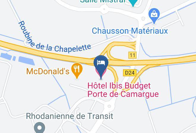 Bouches Du Rhone - Hotel Ibis Budget Porte De Camargue Maps