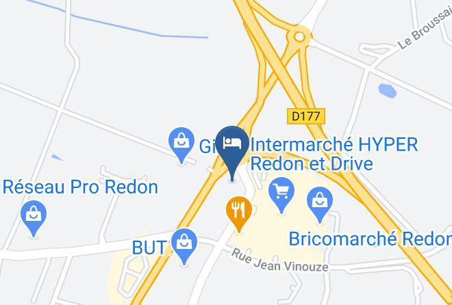 Ille Et Vilaine - Hotel Ibis Budget Maps