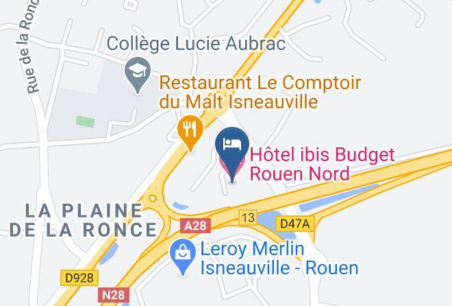 Seine Maritime - Hotel Ibis Budget Rouen Nord Maps