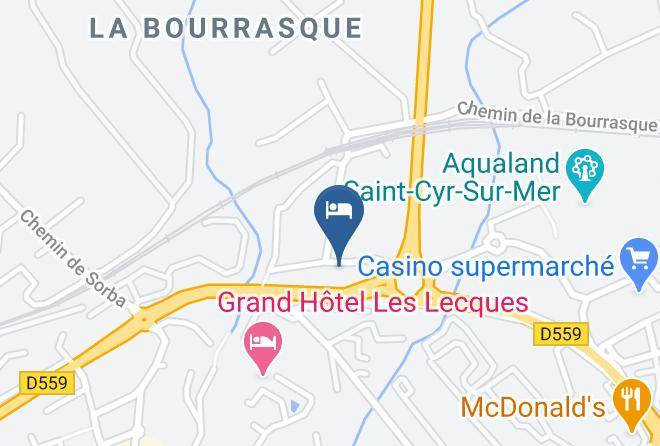 Logis Hotel De Port D'alon Map