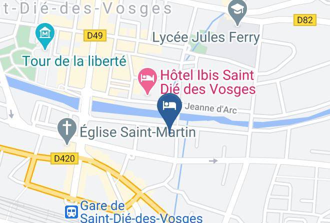 Vosges - Hotel Ibis Budget Saint Die Des Vosges Maps