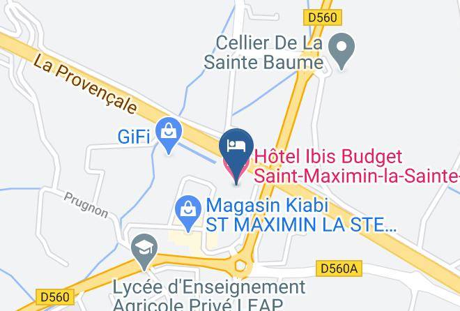 Var - Hotel Ibis Budget Saint Maximin La Sainte Baume Maps