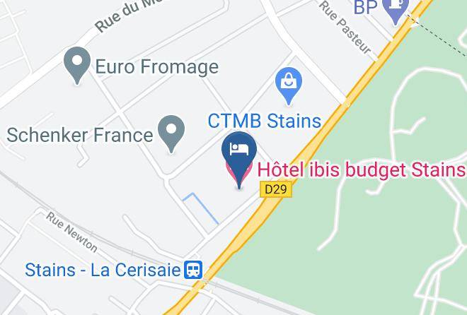 Seine St Denis - Hotel Ibis Budget Stains Maps