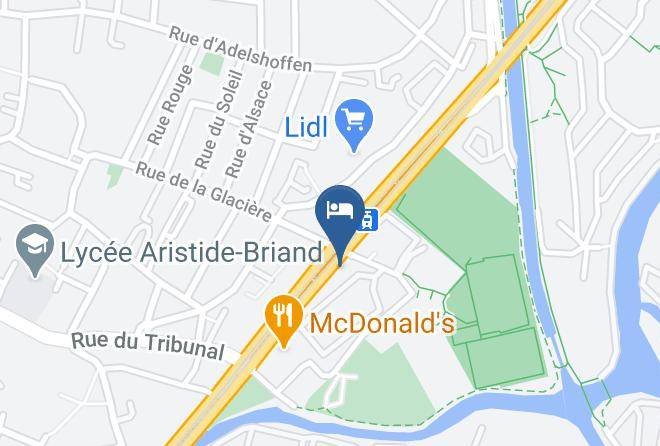 Bas Rhin - Hotel Ibis Budget Strasbourg Palais Des Congres Maps