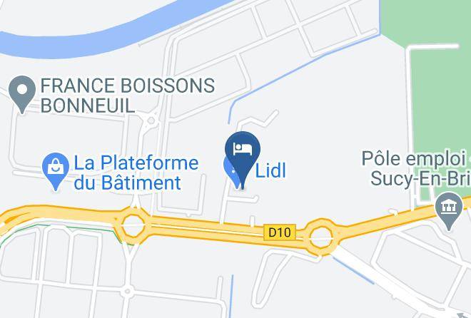 Val De Marne - Hotel Ibis Budget Sucy En Brie Maps