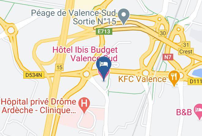 Drome - Hotel Ibis Budget Valence Sud Maps