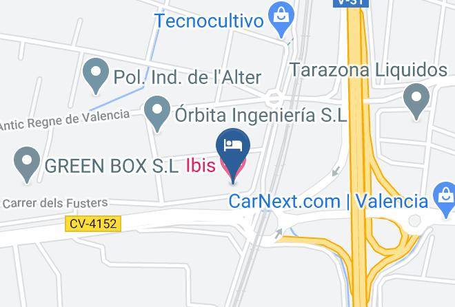 Valencia - Ibis Budget Valencia Alcasser Maps