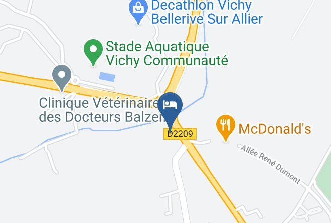 Ibis Budget Vichy Map