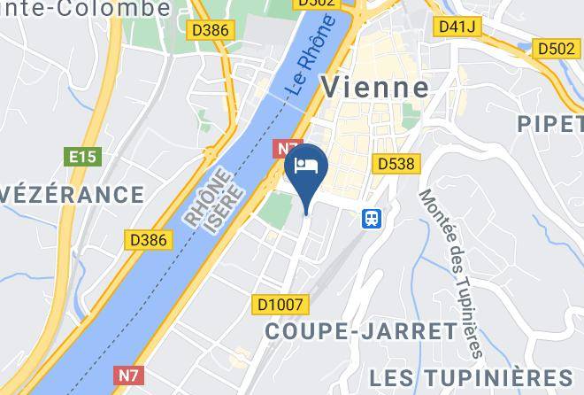 Isere - Hotel Ibis Budget Vienne Sud Maps