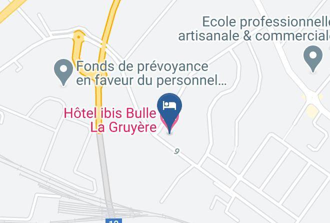 La Gruyere - Hotel Ibis Bulle La Gruyere Maps