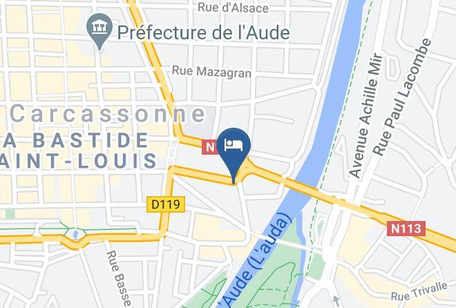 Aude - Hotel Ibis Centre Carcassonne Maps