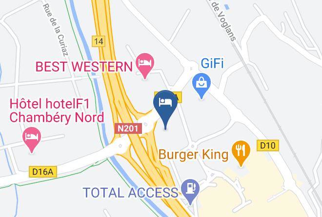 Savoie - Ibis Chambery Hotel Maps