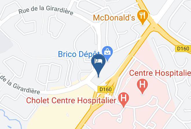 Maine Et Loire - Hotel Ibis Cholet Maps