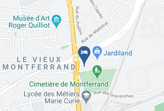 Puy De Dome - Ibis Budget Clermont Ferrand Centre Montferrand Maps