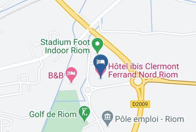 Puy De Dome - Hotel Ibis Clermont Ferrand Nord Riom Maps
