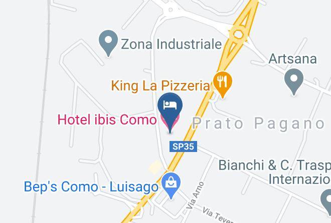 Hotel Ibis Como Map