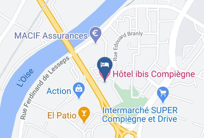 Oise - Hotel Ibis Compiegne Maps
