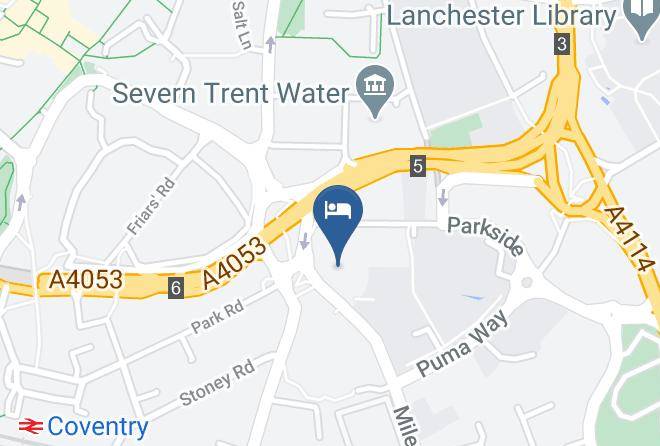 Coventry - Hotel Ibis Coventry Centre Maps