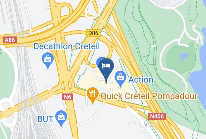 Val De Marne - Hotel Ibis Creteil Maps