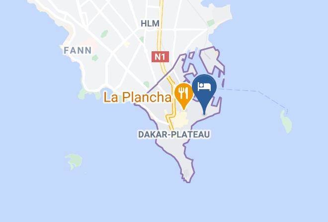 Ibis Styles Dakar Map