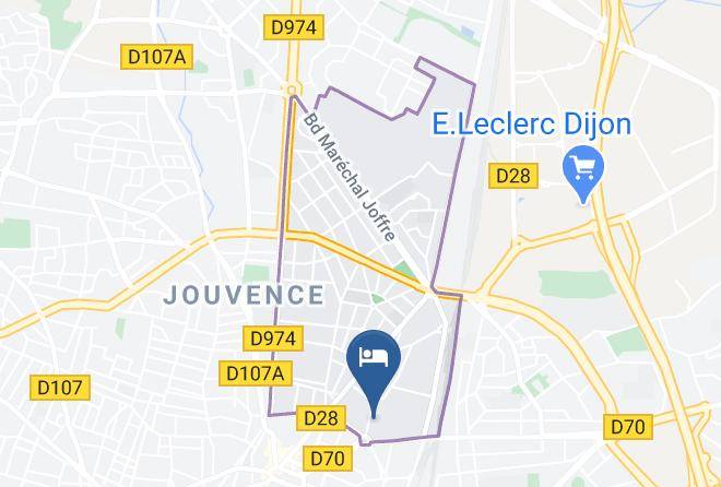Cote D Or - Ibis Dijon Centre Clemenceau Maps