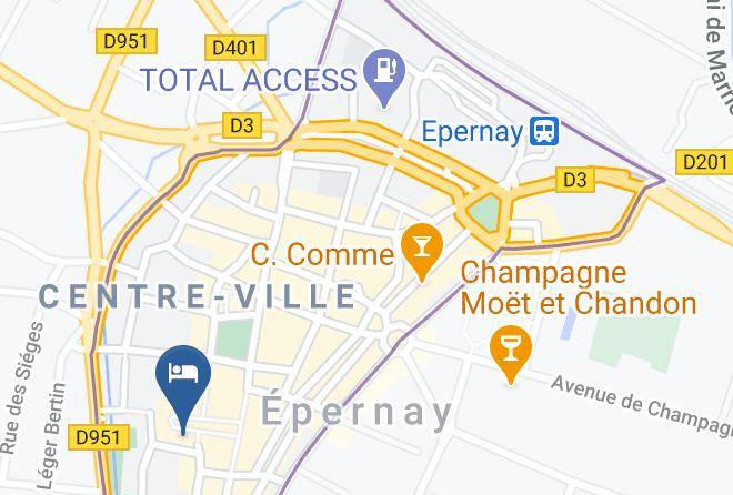 Hotel Ibis Epernay Centre Ville Map