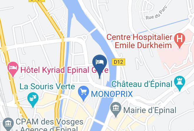 Vosges - Hotel Ibis Epinal Centre Ville Maps