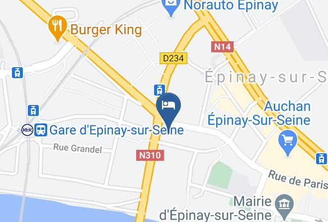 Seine St Denis - Hotel Ibis Epinay Sur Seine Maps