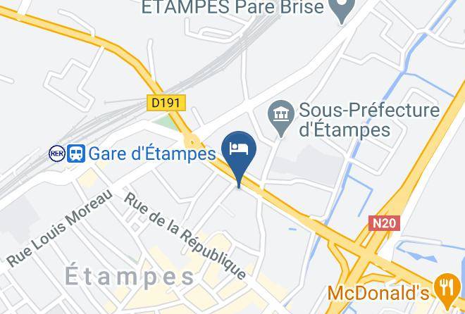 Essonne - Hotel Ibis Etampes Maps