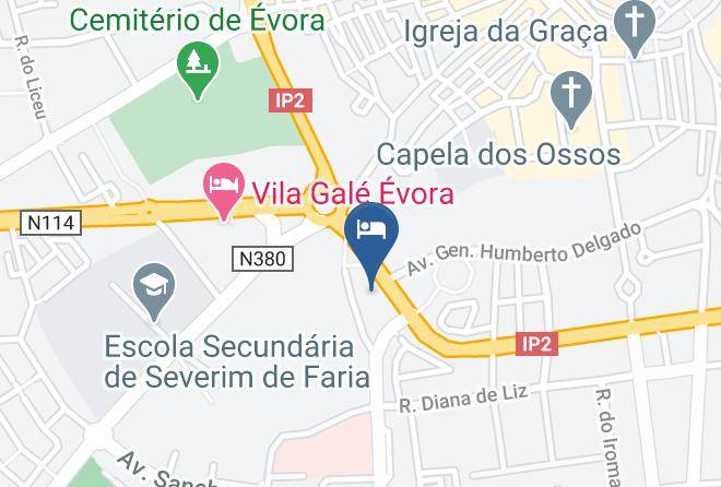 Hotel Ibis Evora Map