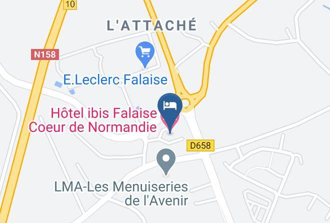 Calvados - Hotel Ibis Falaise Coeur De Normandie Maps