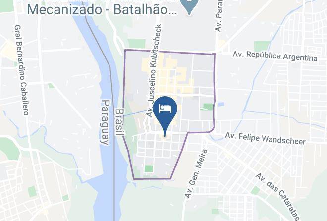 Hotel Ibis Foz Do Iguacu Map