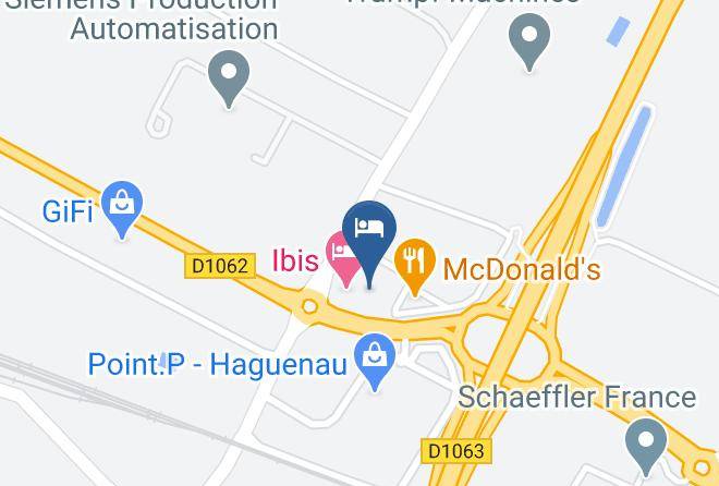 Bas Rhin - Ibis Budget Haguenau Maps