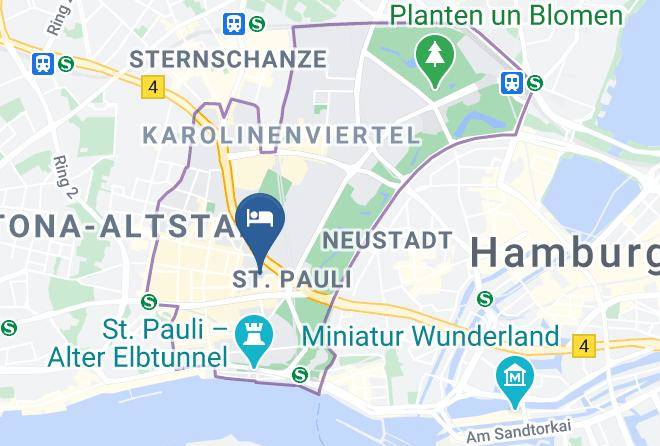 Stadt Hamburg - Ibis Hamburg St Pauli Messe Maps